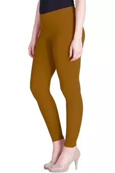  Lyra Yellow Gold Free Size Ankle Leggings