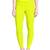 Lux Lyra Neon Lemon Free Size Ankle Leggings