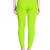 Lux Lyra Neon Green Free Size Ankle Leggings