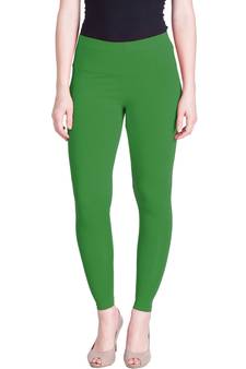  Lyra Grass Green Free Size Ankle Leggings