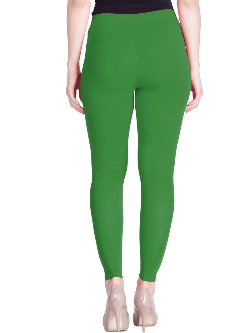  Lyra Grass Green Free Size Ankle Leggings