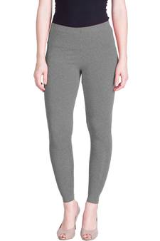 Lux Lyra Grey Melange Free Size Ankle Leggings