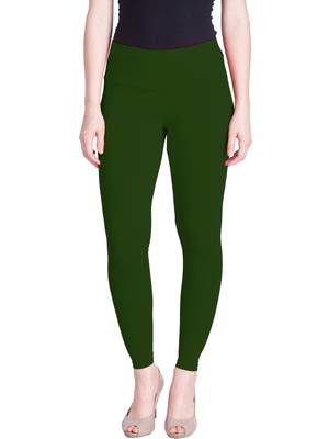  Lyra Spring Green Free Size Ankle Leggings 1