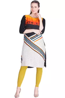  Lyra Sun Flower Free Size Ankle Leggings