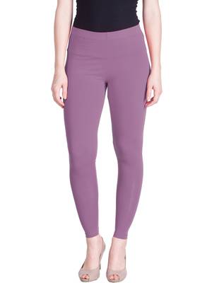  Lyra Lavender Free Size Ankle Leggings 1