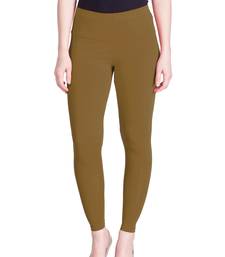  Lyra Peanut Brown Free Size Ankle Leggings