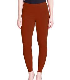  Lyra Radish Orange Free Size Ankle Leggings