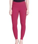  Lyra Pink Frost Free Size Ankle Leggings