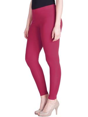  Lyra Pink Frost Free Size Ankle Leggings 3