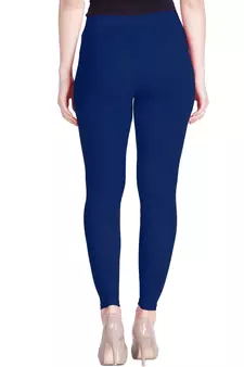  Lyra Cobalt Blue Free Size Ankle Leggings