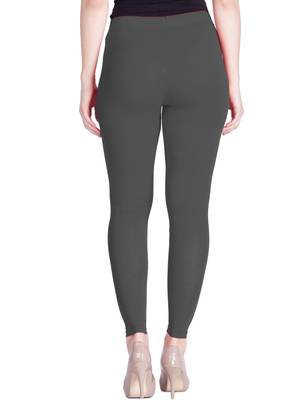  Lyra Smoke Grey Free Size Ankle Leggings 4