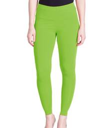  Lyra Light Green Free Size Ankle Leggings