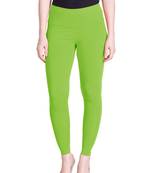  Lyra Light Green Free Size Ankle Leggings