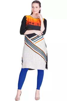  Lyra Eyptian Blue Free Size Ankle Leggings