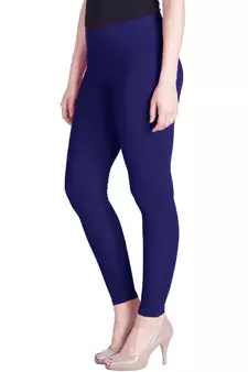  Lyra Midnight Navy Free Size Ankle Leggings