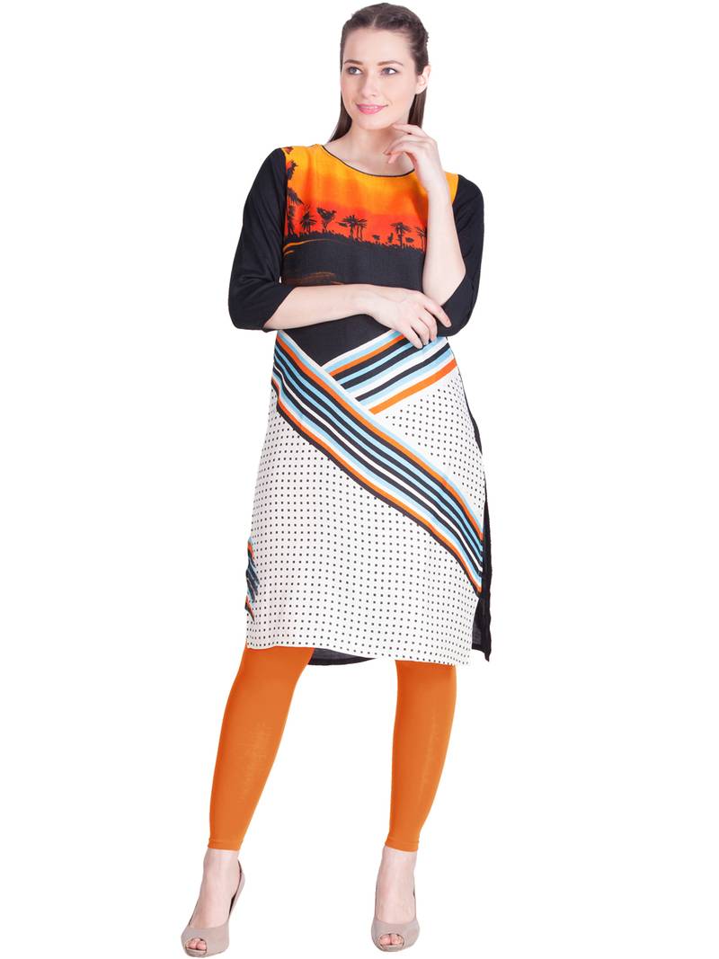  Lyra Sunset Free Size Ankle Leggings