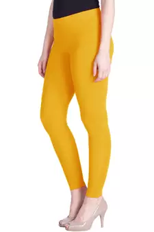  Lyra Golden Corn Free Size Ankle Leggings