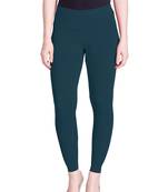Lux Lyra Pine Green Free Size Ankle Leggings
