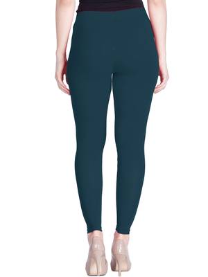 Lux Lyra Pine Green Free Size Ankle Leggings 4