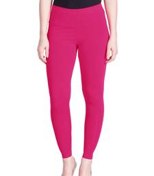  Lyra Rose Pink Free Size Ankle Leggings