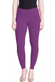  Lyra Rose Wine Free Size Ankle Leggings