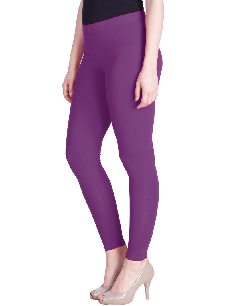  Lyra Rose Wine Free Size Ankle Leggings