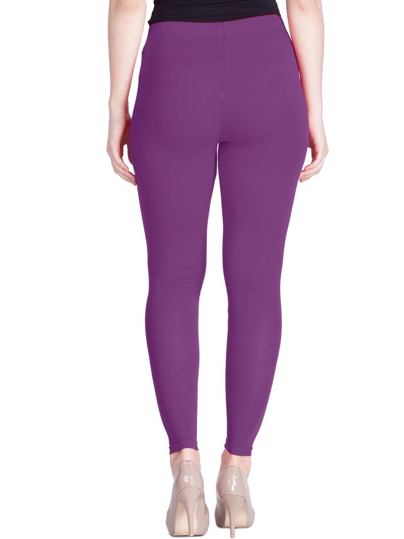  Lyra Rose Wine Free Size Ankle Leggings