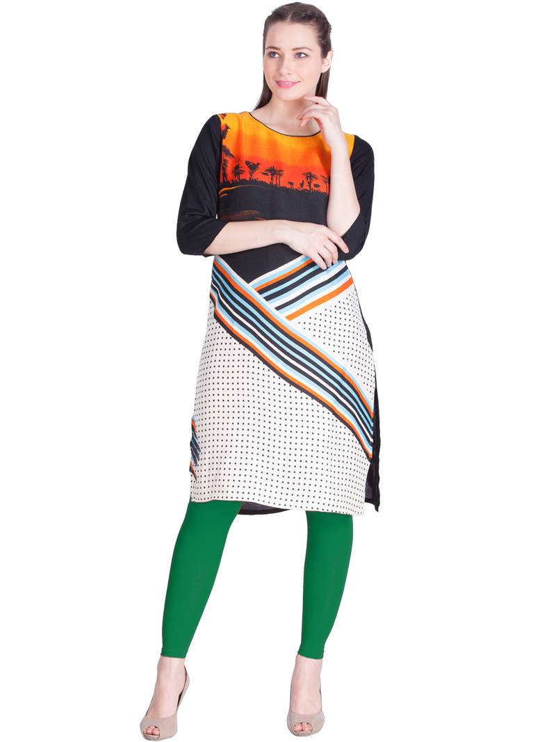  Lyra Pear Green Free Size Ankle Leggings