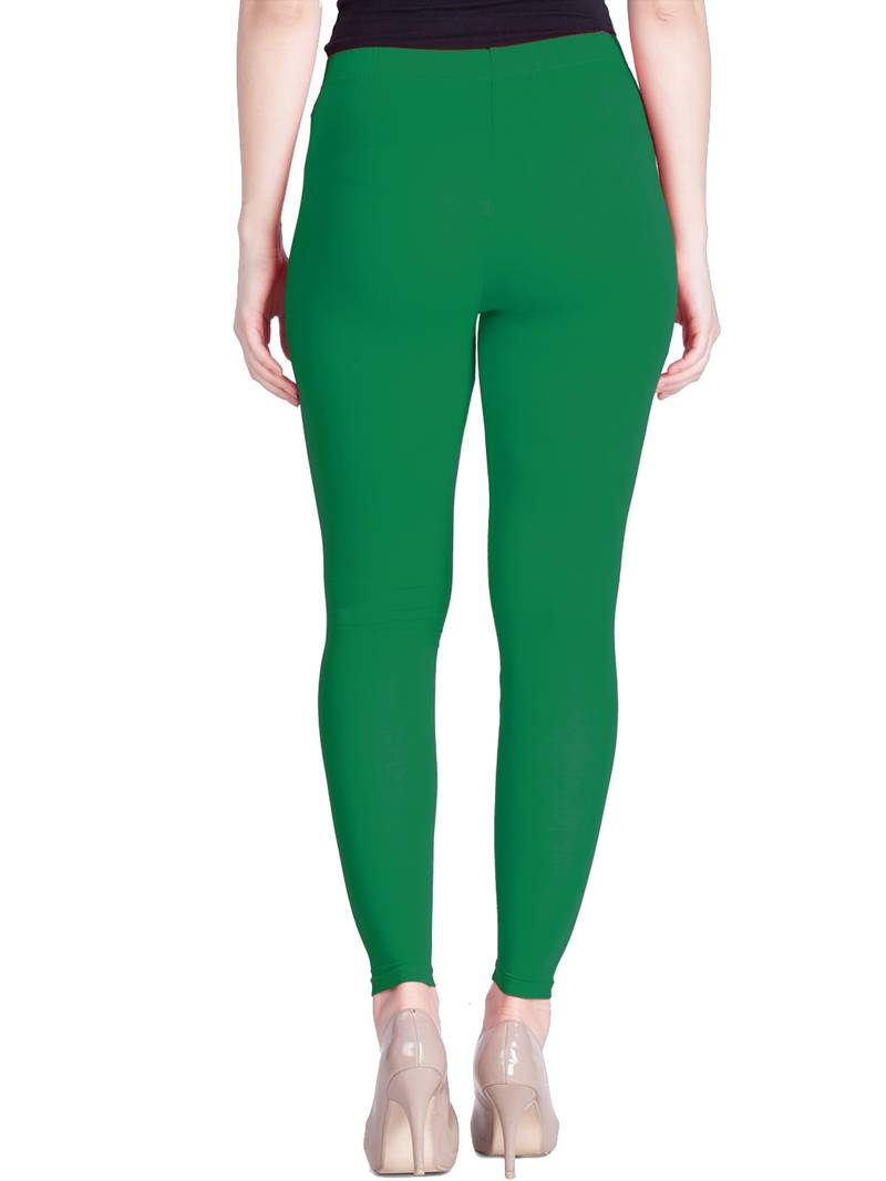  Lyra Pear Green Free Size Ankle Leggings