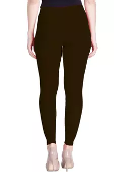  Lyra Coffee Brown Free Size Ankle Leggings