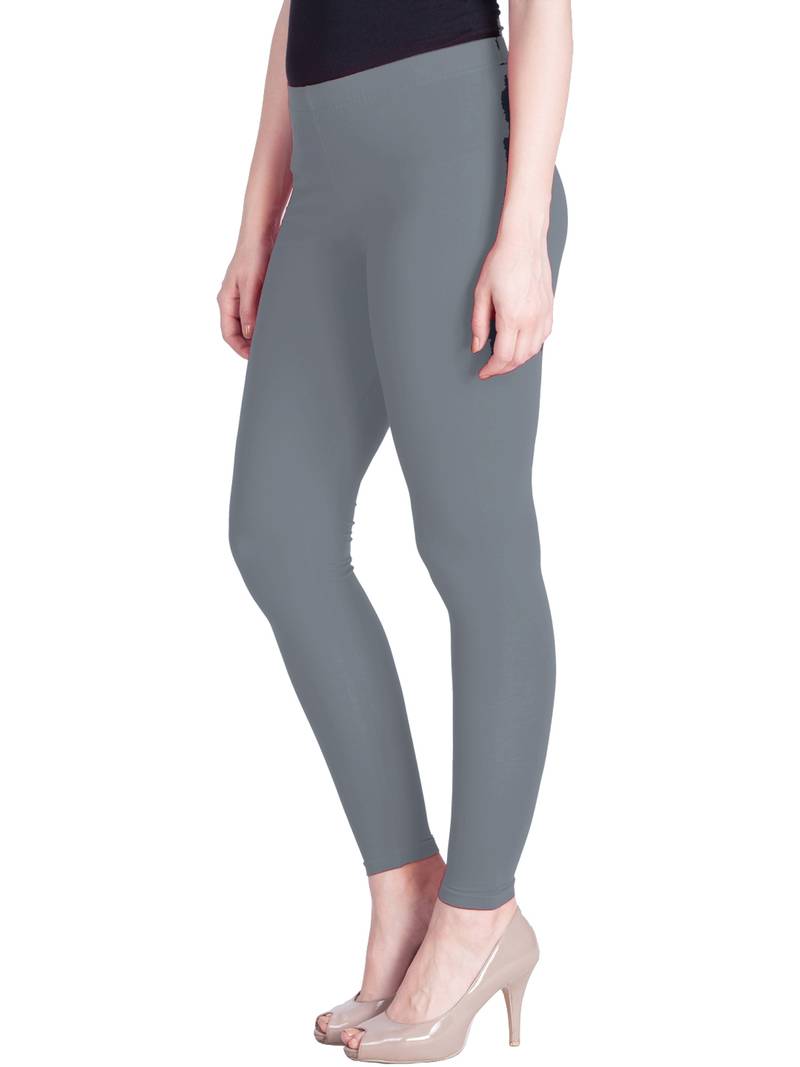  Lyra Cloud Grey Free Size Ankle Leggings