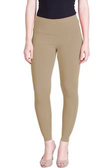  Lyra Caramel Brown Free Size Ankle Leggings