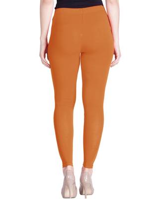  Lyra Fire Orange Free Size Ankle Leggings 4