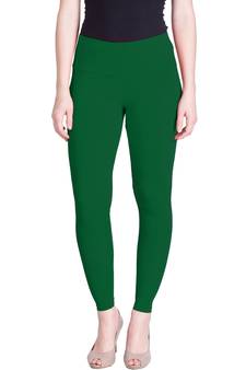  Lyra Crocodile Green Free Size Ankle Leggings
