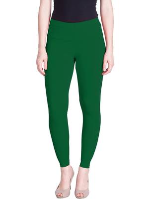  Lyra Crocodile Green Free Size Ankle Leggings 1