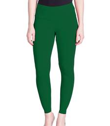  Lyra Crocodile Green Free Size Ankle Leggings