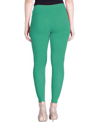  Lyra Emerald Green Free Size Ankle Leggings 4