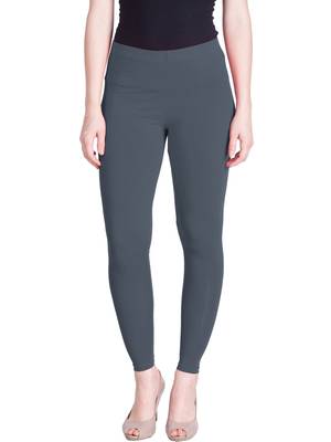  Lyra Stone Grey Free Size Ankle Leggings 1