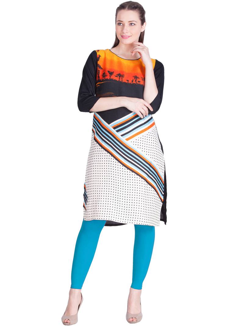  Lyra Aqua Marina Free Size Ankle Leggings