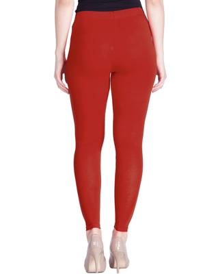  Lyra Chilli Red Free Size Ankle Leggings 4