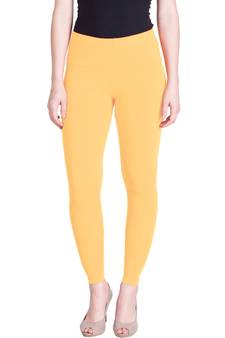  Lyra Pastel Yellow Free Size Ankle Leggings