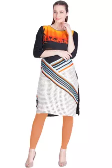  Lyra Papaya Free Size Ankle Leggings