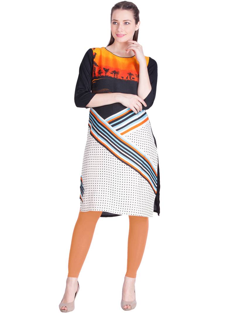  Lyra Papaya Free Size Ankle Leggings