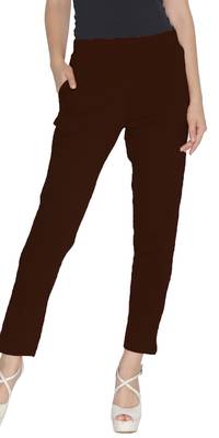  Lyra Brown Free Size Kurti Pant 1