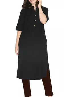  Lyra Brown Free Size Kurti Pant