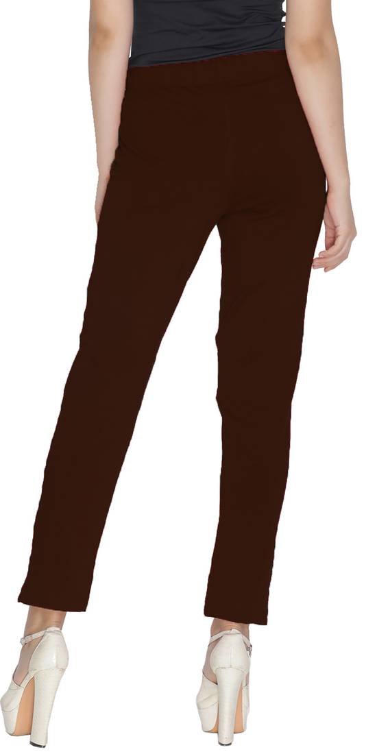  Lyra Brown Free Size Kurti Pant