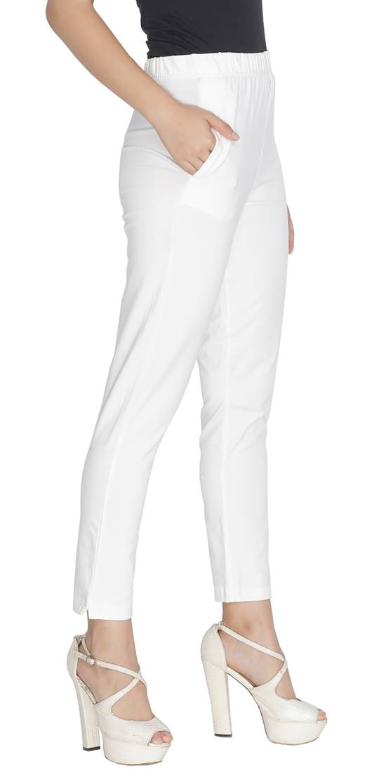  Lyra Off White Free Size Kurti Pant