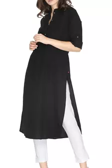  Lyra White Free Size Kurti Pant