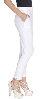  Lyra White Free Size Kurti Pant 3