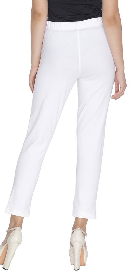  Lyra White Free Size Kurti Pant